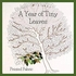 A Year of Tiny Leaves Pre Printed Embroidery Fabric Pattern