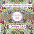 Cottage Garden Stitches Embroidery Designs 7/8/9 Embroidery Kit