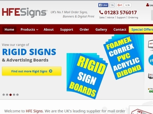 https://www.hfe-signs.co.uk/ website