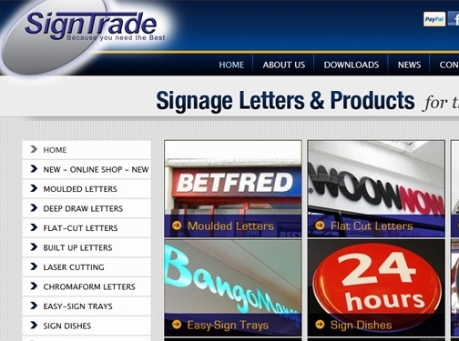 https://www.signtrade.co.uk/ website