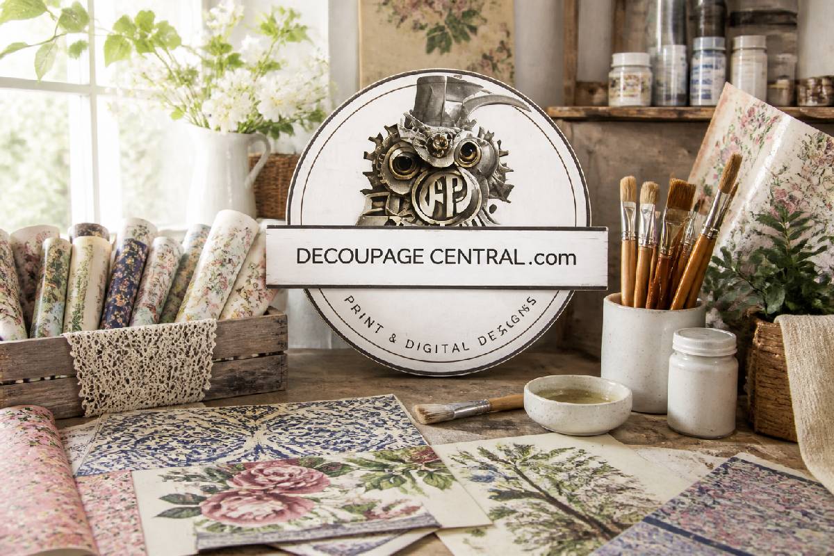 https://decoupagecentral.com/ website